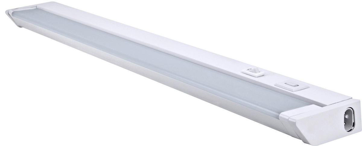 LICHTLEISTE 85,6/2,4/6,1 cm   - Weiß, Basics, Kunststoff (85,6/2,4/6,1cm)