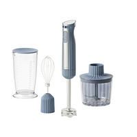 STABMIXER-SET Sous Chef  - Pastellblau, Basics, Glas/Kunststoff - GUZZINI