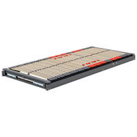 LATTENROST 140/200 cm Kopfteil, Fußteil verstellbar, Buche, Birke  - Naturfarben/Grau, Basics, Holz (140/200cm) - Hukla