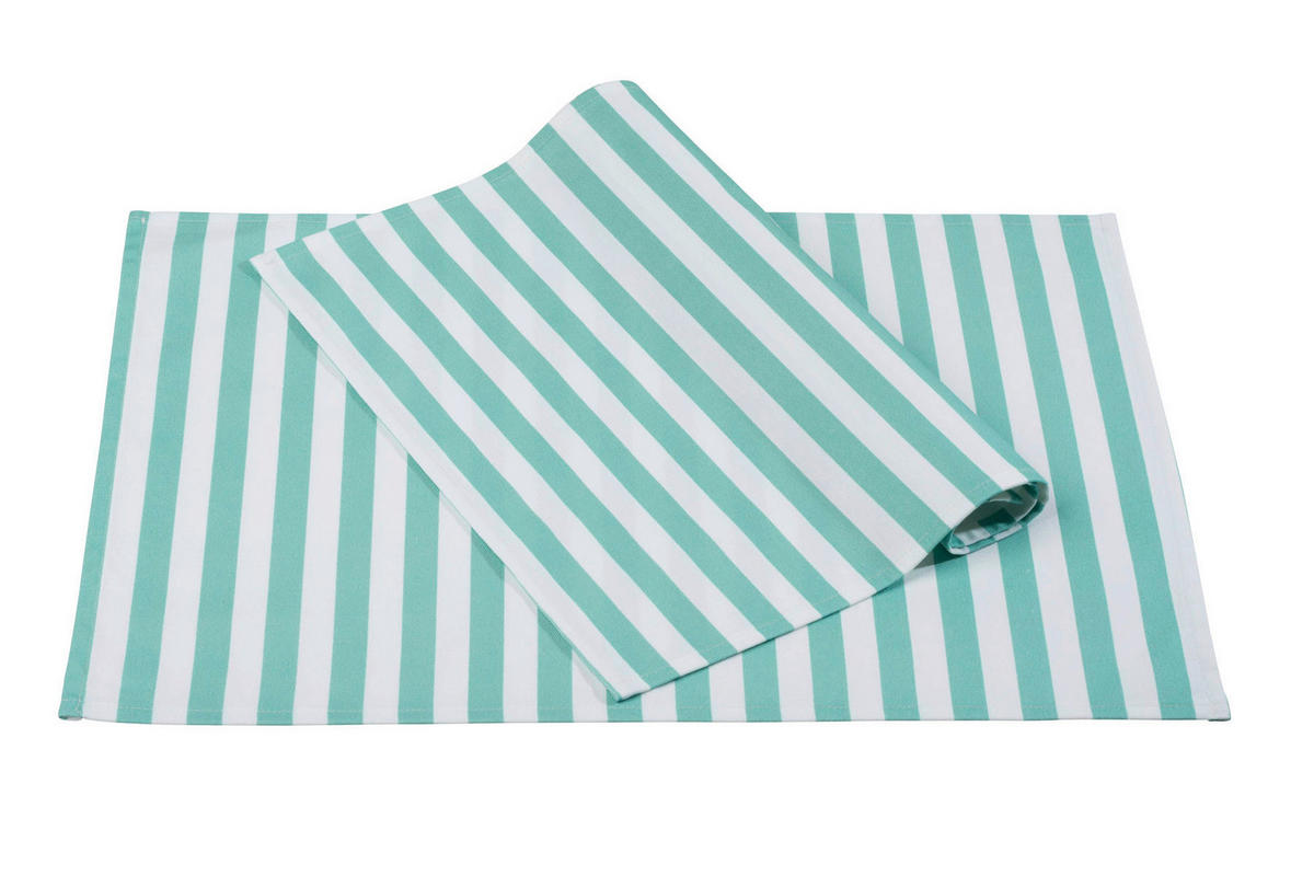 TISCHSET MEZZO Textil Smaragdgrün 35/50 cm  - Smaragdgrün, Basics, Textil (35/50cm) - Pichler