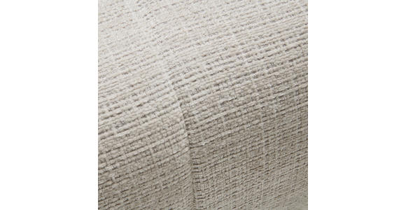 ECKSOFA in Chenille Creme  315/180 cm  - Creme/Schwarz, MODERN, Kunststoff/Textil (315/180cm) - Hom`in