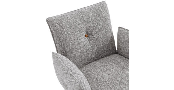 ARMLEHNSTUHL in Webstoff - Eichefarben/Beige, Design, Holz/Textil (63/63/82cm) - Novel