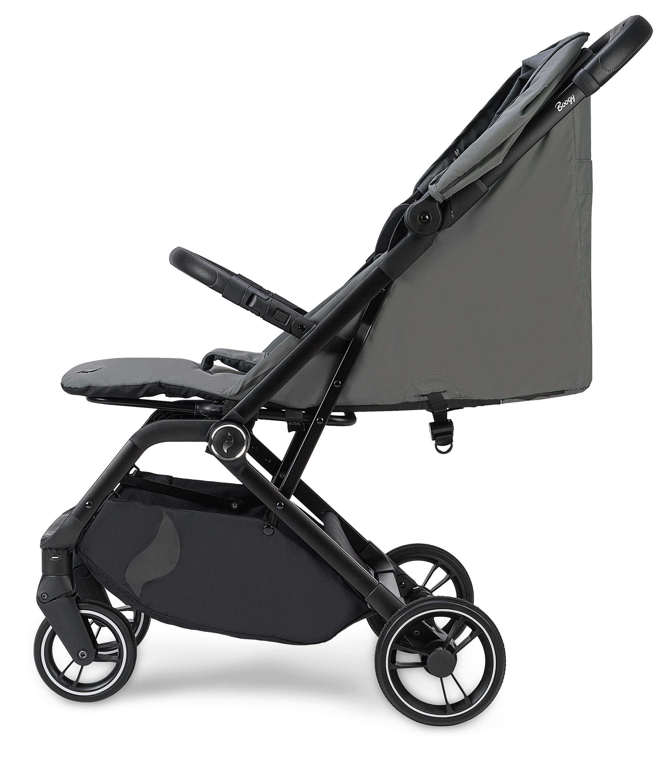 BUGGY Boogy 2 Stone  - Dunkelgrau/Schwarz, Basics, Textil/Metall (51/105/84,5cm) - Osann