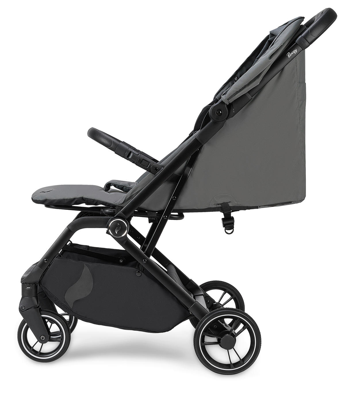 BUGGY Boogy 2 Stone  - Dunkelgrau/Schwarz, Basics, Textil/Metall (51/105/84,5cm) - Osann