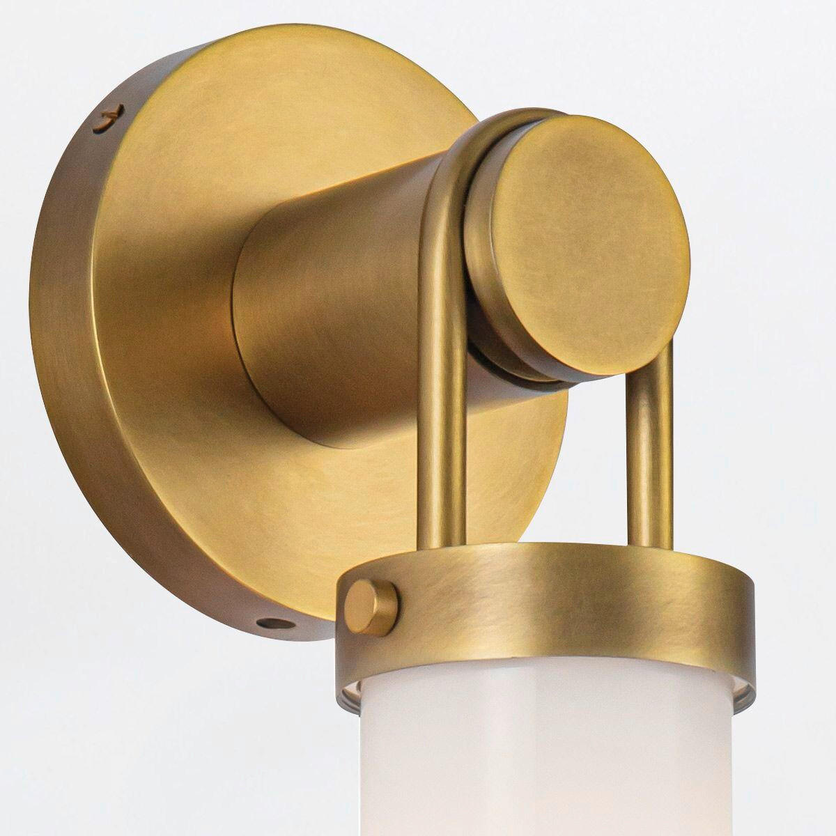 WANDLEUCHTE    - Messingfarben, KONVENTIONELL, Glas/Metall (40/12,1/12,7cm) - Elstead Lighting