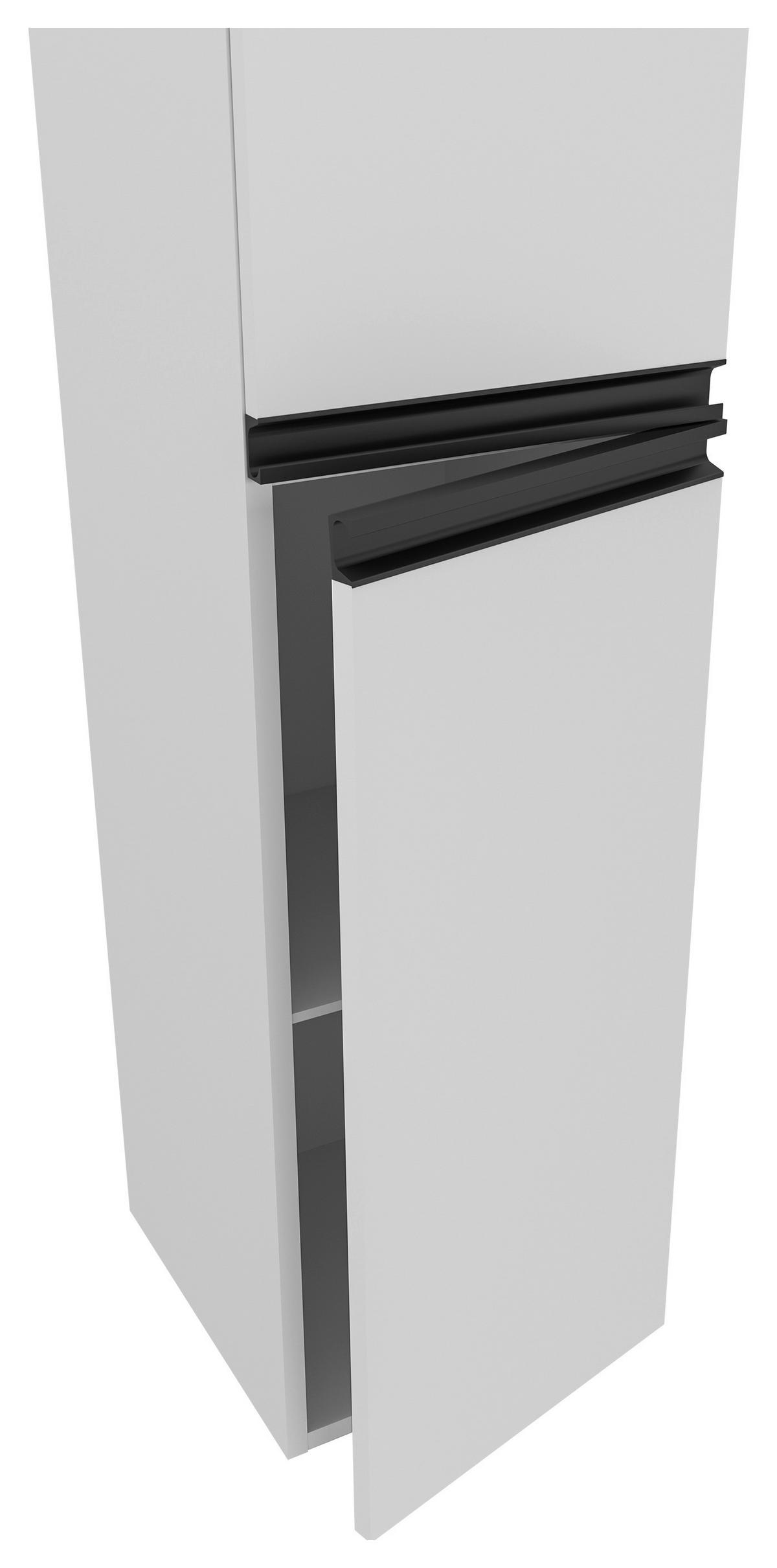 MIDISCHRANK 41/180/41 cm  - Schwarz/Weiß, MODERN, Holzwerkstoff/Metall (41/180/41cm) - MID.YOU