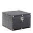 DEKOBOX - Schwarz, Holz/Kunststoff (12/18/12cm) - Ambia Home