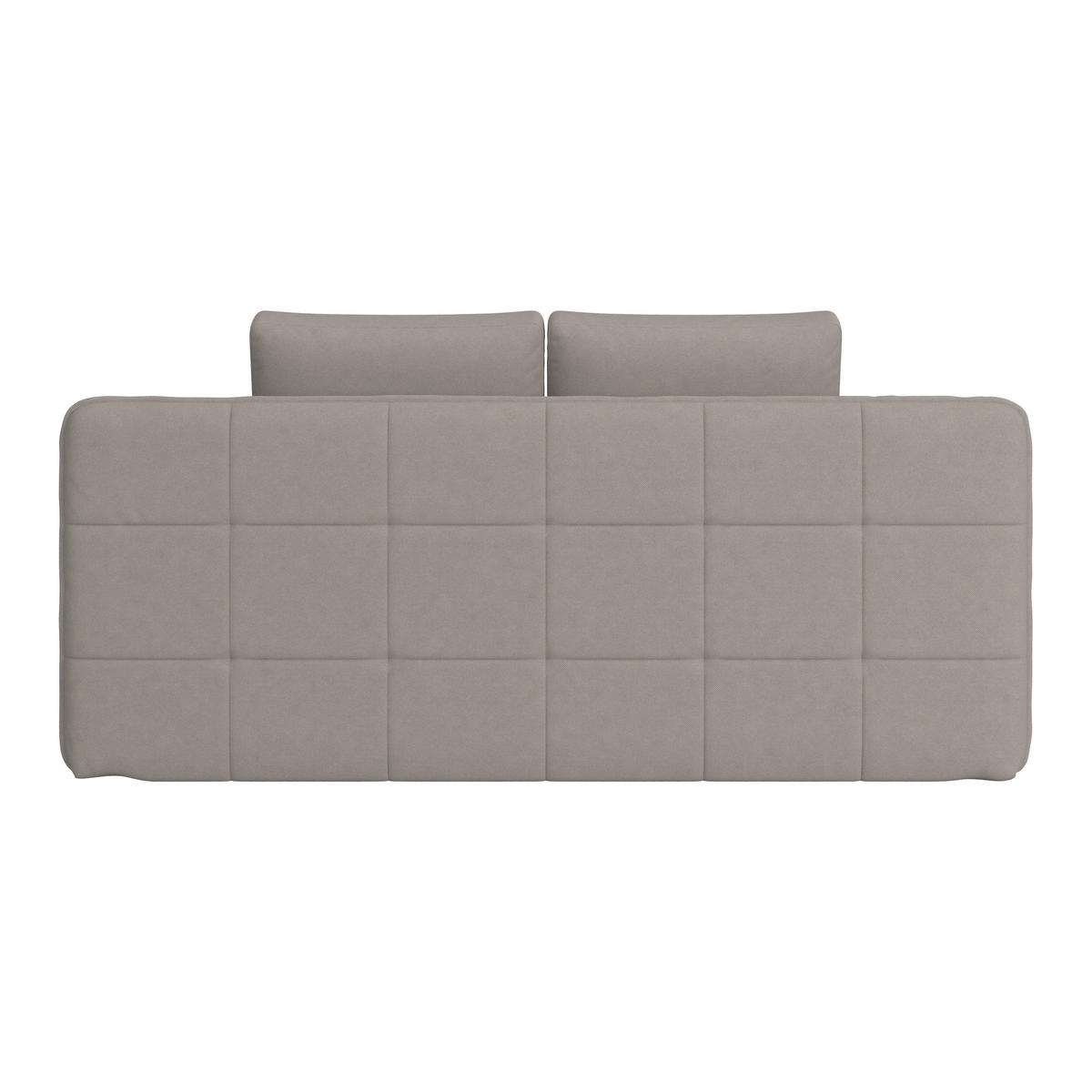 SCHLAFSOFA in Webstoff Taupe  - Taupe/Schwarz, Modern, Kunststoff/Textil (202/73-92/105cm) - MID.YOU