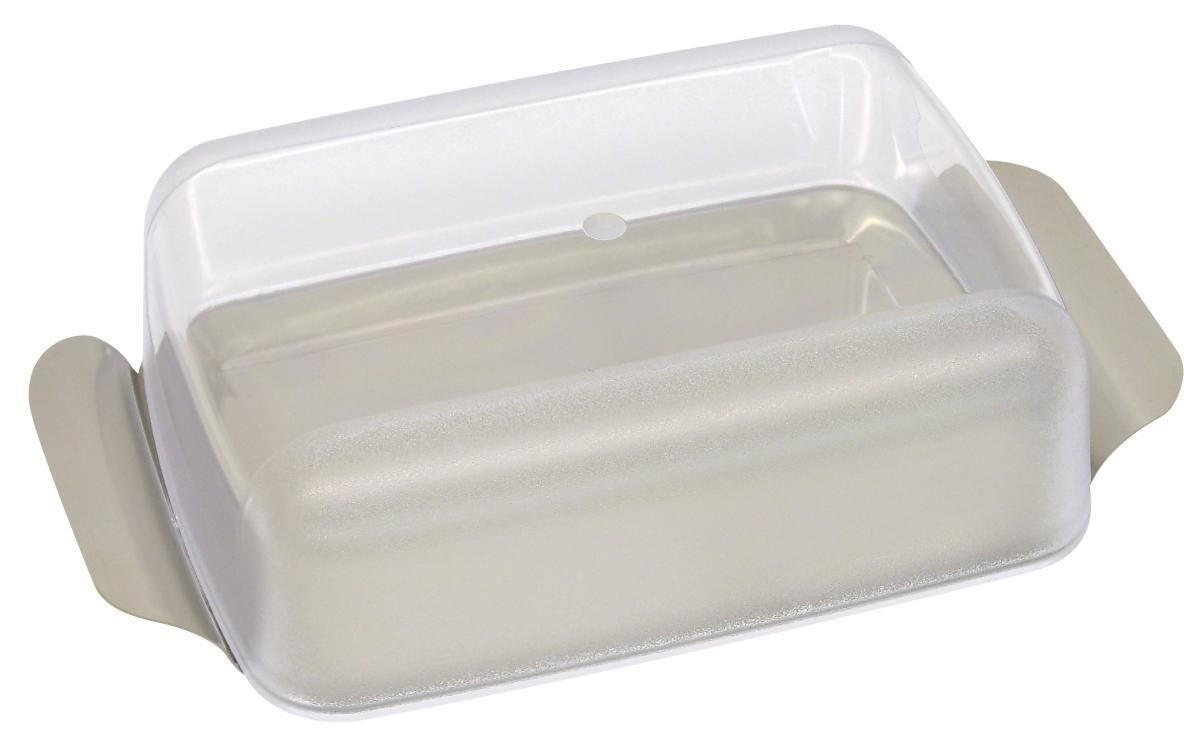 MÁSLENKA, kov, plast  - barvy stříbra/průhledné, Konvenční, kov/plast (11/17cm) - Homeware