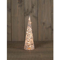 LED-DEKOLEUCHTE   - Weiß, Basics, Textil (40cm)