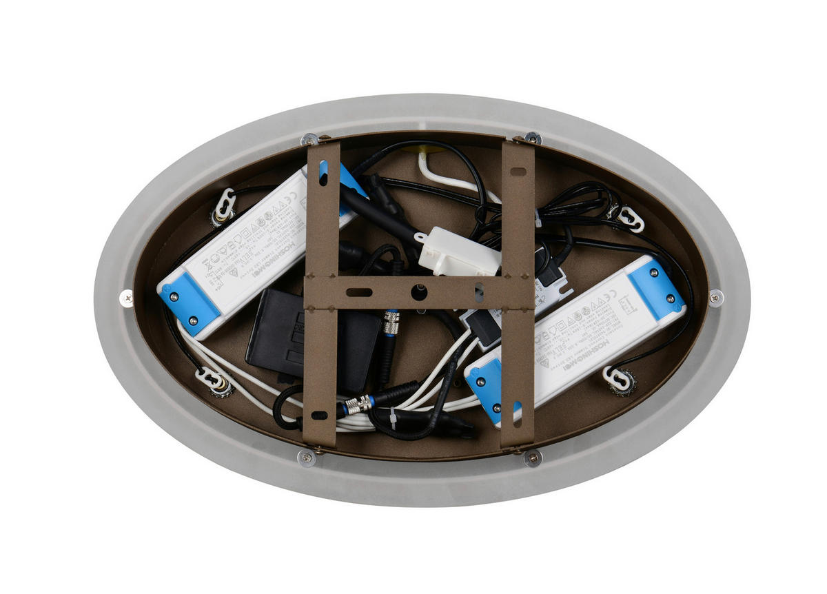 LED-HÄNGELEUCHTE CIRONDA 81/200/55 cm  - Platinfarben, Design, Metall (81/200/55cm) - Cinque