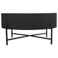 COUCHTISCH in Metall, Holzwerkstoff 80/80/40 cm  - Schwarz, Design, Holzwerkstoff/Metall (80/80/40cm) - Carryhome