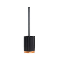 WC KEFE-SZETT fém  műanyag   - fekete, Basics, műanyag/fém (9,5/40/9,5cm) - Sadena
