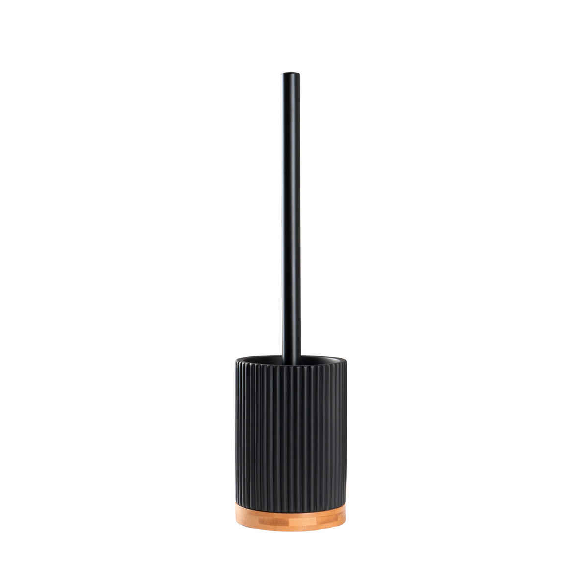 WC KEFE-SZETT fém  műanyag   - fekete, Basics, műanyag/fém (9,5/40/9,5cm) - Sadena
