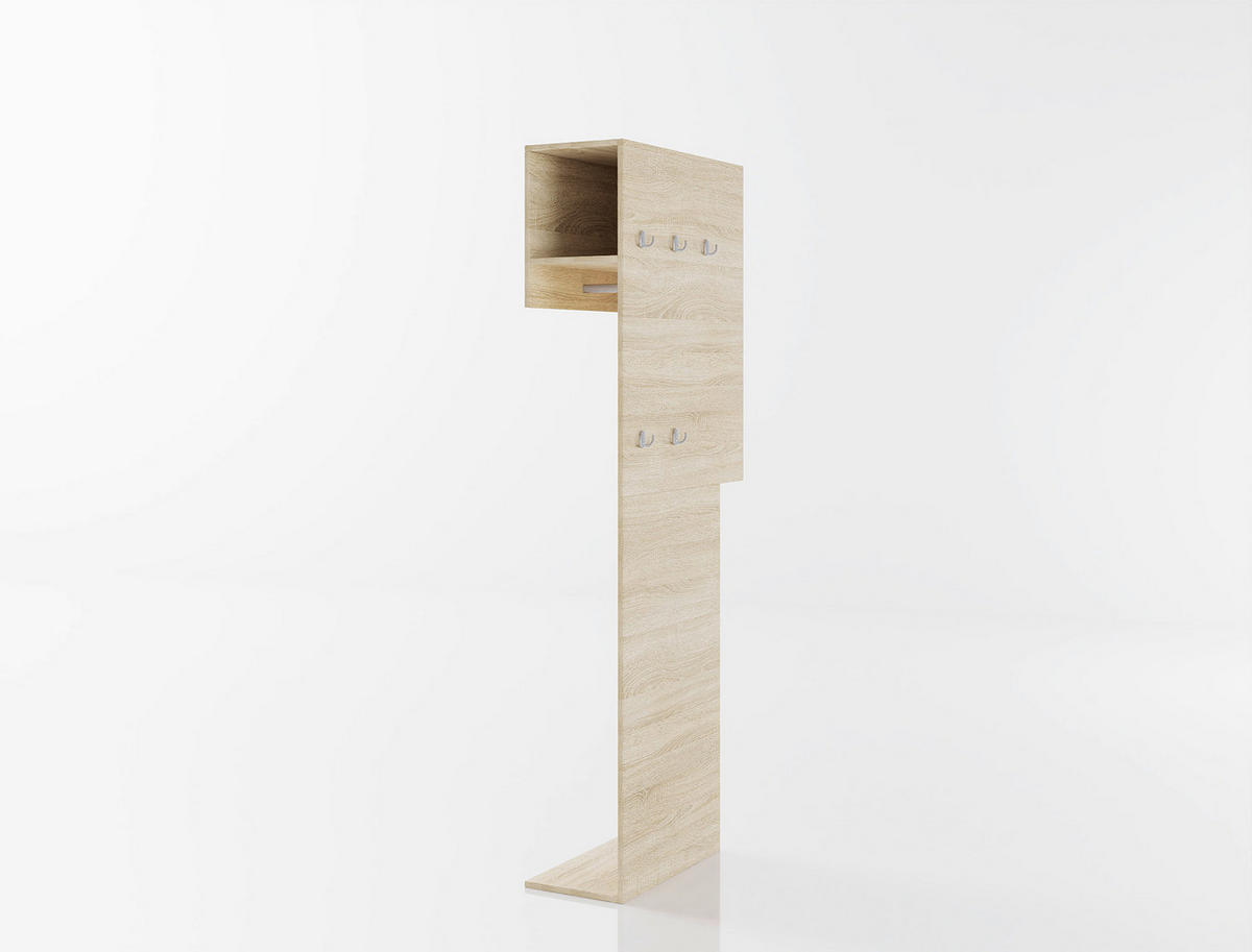 Panou Cuier 70/190/29 cm  - stejar Sonoma, Modern, material pe bază de lemn (70/190/29cm) - Xora