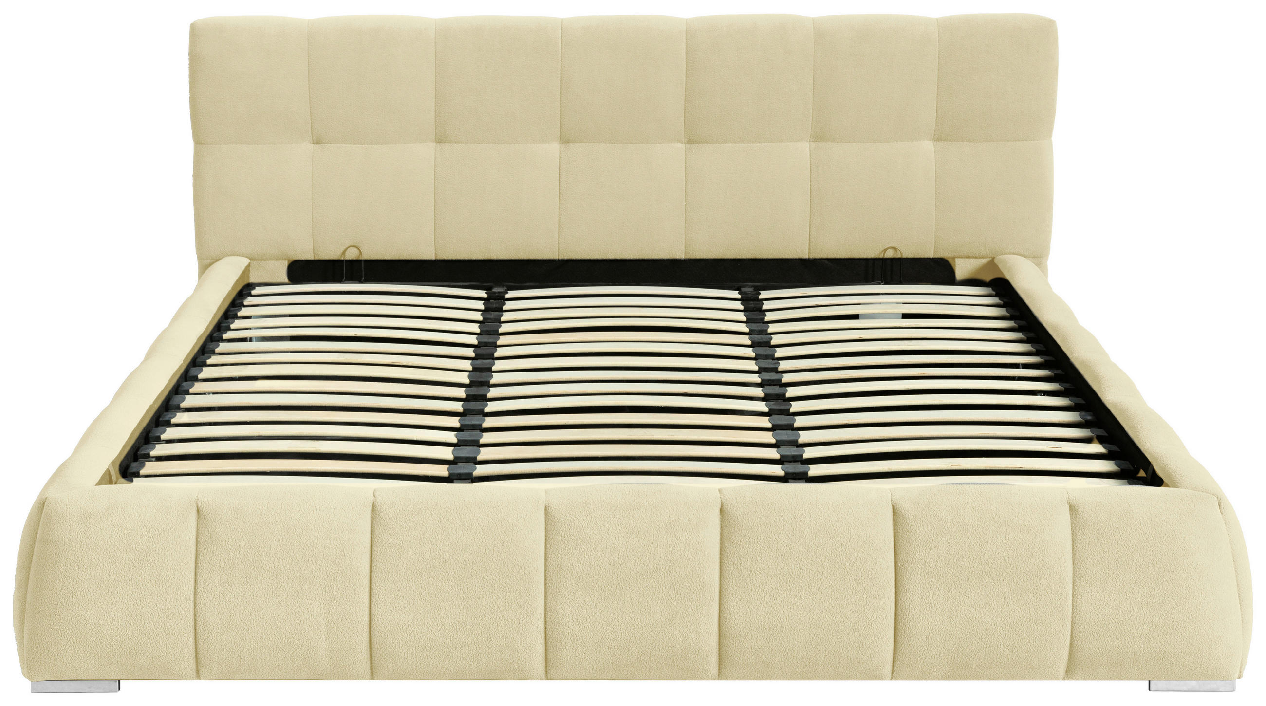 Polsterbett Natalia Beige B: 208 Cm