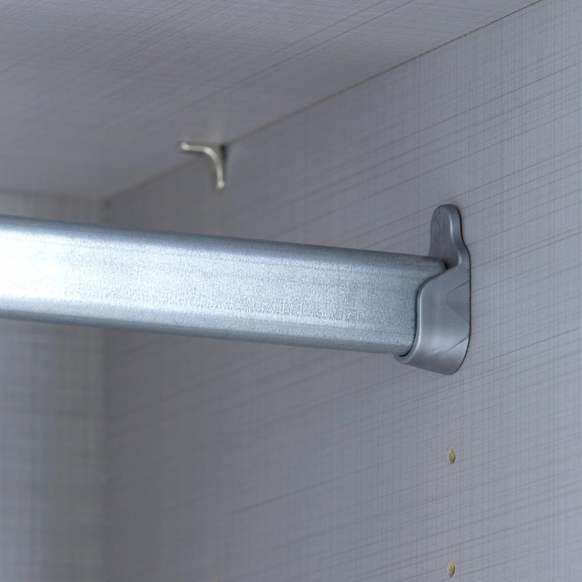 KLEIDERSCHRANK in Graphitfarben, Eichefarben  - Eichefarben/Alufarben, Konventionell, Holzwerkstoff/Kunststoff (225/210/58cm) - MID.YOU