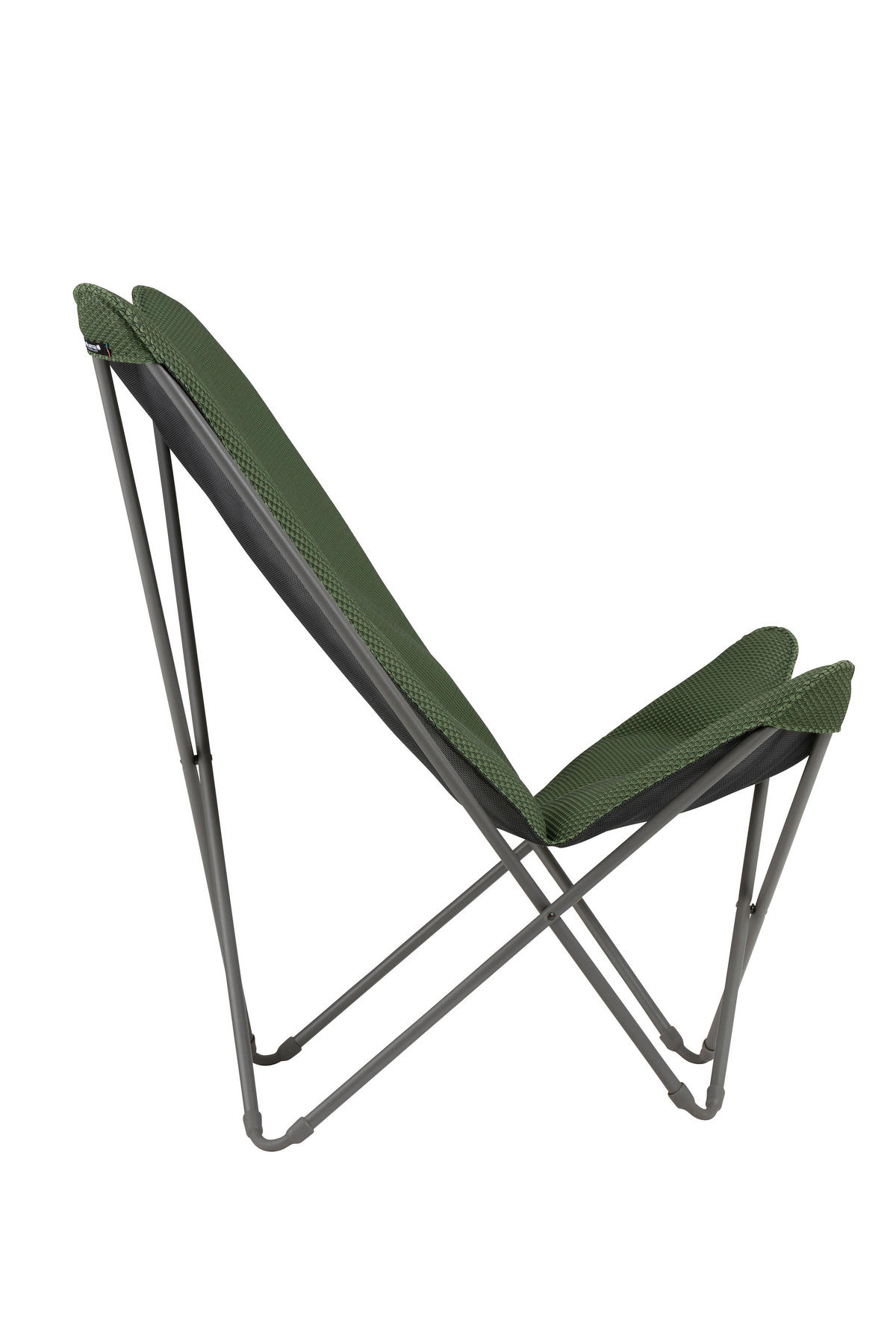GARTEN-RELAXSESSEL Stahl  - Titanfarben/Olivgrün, Basics, Kunststoff/Metall (91/87/83cm) - Lafuma Mobilier