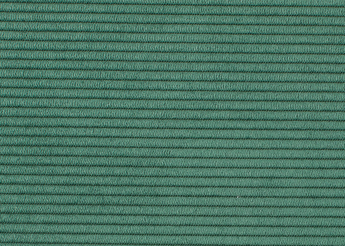 ECKSOFA Feincord Dunkelgrün  - Dunkelgrün/Schwarz, Design, Kunststoff/Textil (188/288cm) - Welnova