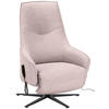 RELAXSESSEL in Textil Rosa  - Anthrazit/Rosa, Design, Textil/Metall (70/112/85cm) - Himolla