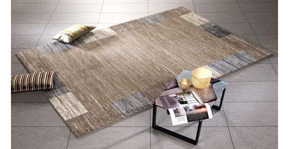 WEBTEPPICH 65/130 cm Sofi Star Braun, Beige  - Beige/Braun, Basics, Textil (65/130cm) - Novel