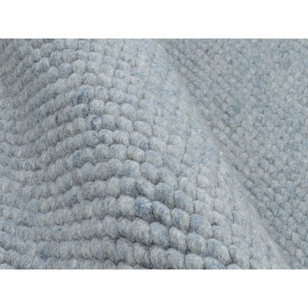 Thumbnail - Musterring Handwebteppich, Grau, Textil, Uni, rechteckig, 250x350 cm, für Fußbodenheizung geeignet, beidseitig verwendba...