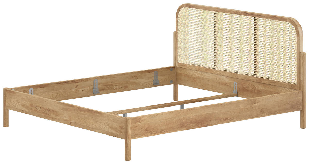 BETT 180/200 cm  in Eichefarben  - Eichefarben, MODERN, Holz/Holzwerkstoff (180/200cm) - MID.YOU