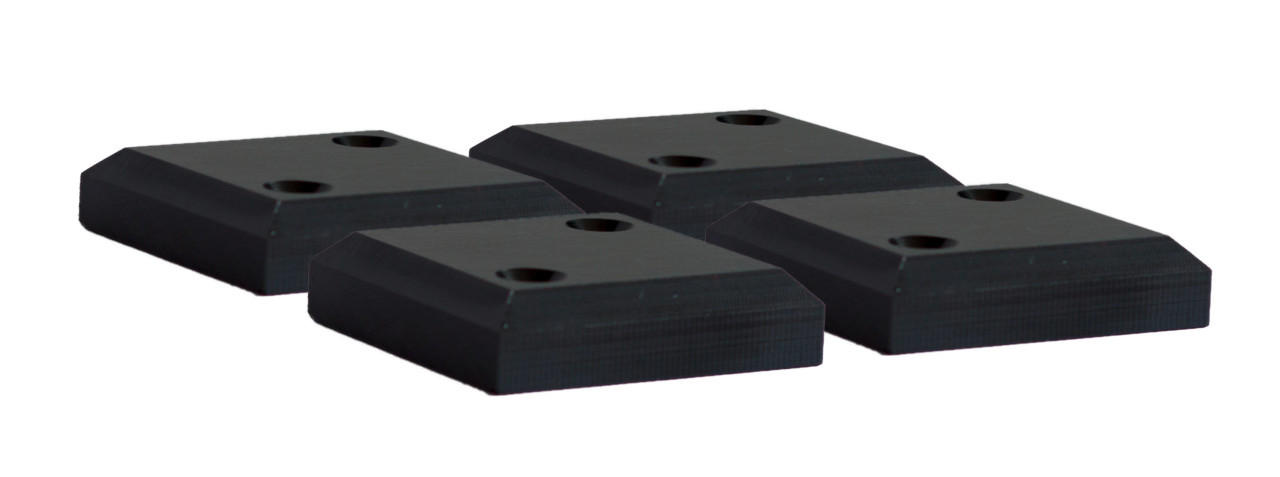 MÖBELGLEITER - Schwarz, Basics, Kunststoff (17/2/3cm) - Gardenson
