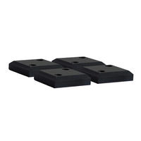 MÖBELGLEITER - Schwarz, Basics, Kunststoff (17/2/3cm) - Gardenson