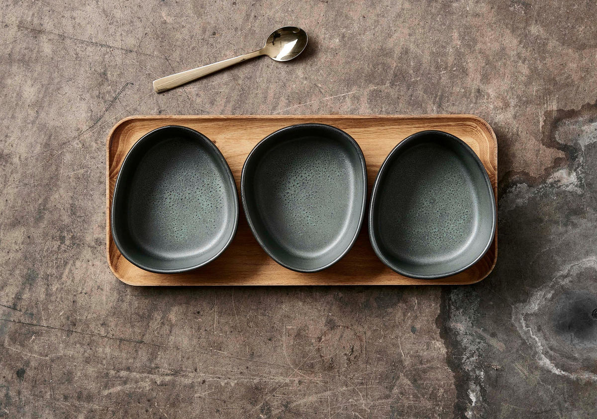 SCHÜSSELSET RAW  - Mintgrün, Basics, Keramik (33/15/7cm) - Aida