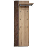 GARDEROBENPANEEL 79/196/35 cm  - Eichefarben, Design, Holz/Metall (79/196/35cm) - Johann Jakob