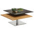Couchtisch in Anthrazit, Eichefarben - Edelstahlfarben/Eichefarben, Design, Holz/Keramik (75/75/30+38cm) Couchtisch in Anthrazit, Eichefarben - Edelstahlfarben/Eichefarben, Design, Holz/Keramik (75/75/30+38cm)