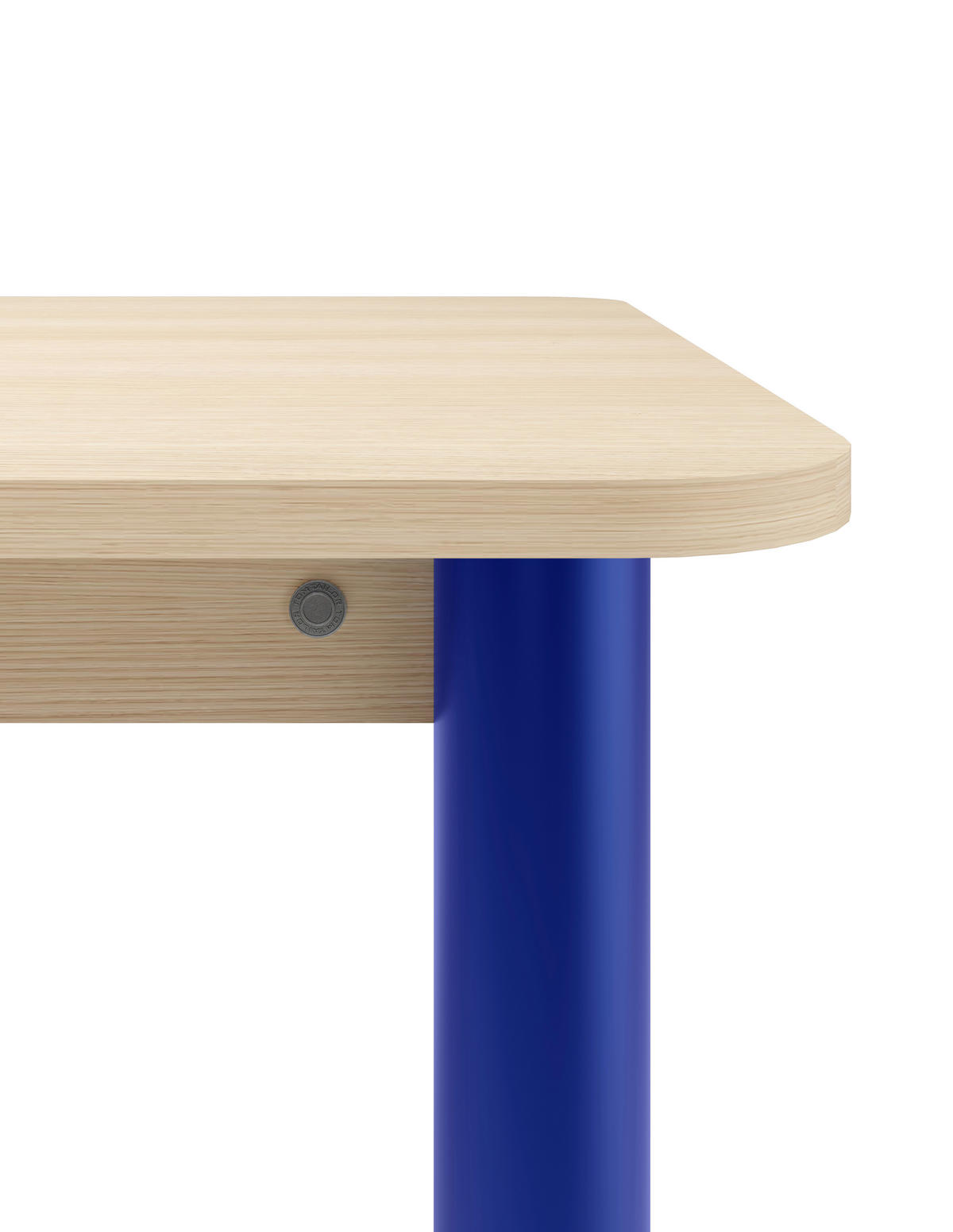 ESSTISCH in Metall, Holzwerkstoff 140/90/76 cm   - Hellbraun/Blau, Natur, Holzwerkstoff/Metall (140/90/76cm) - Tom Tailor