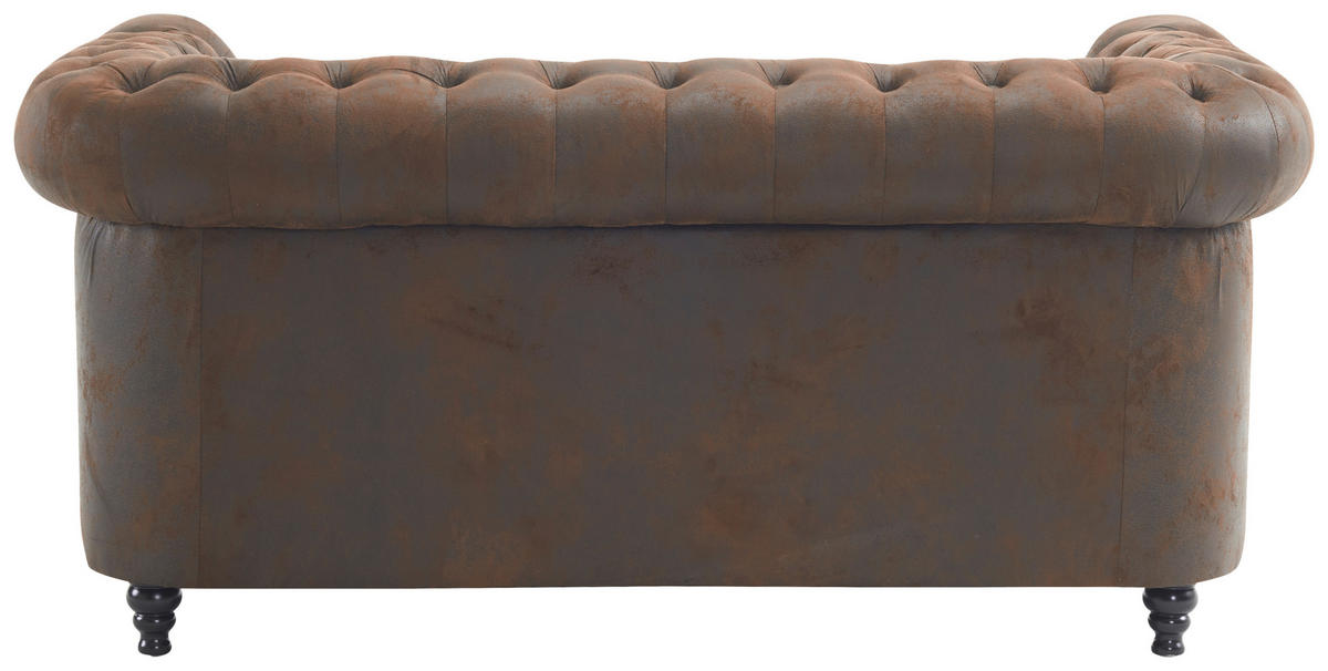 CHESTERFIELD-KANAPÉ fa, textil fekete, barna  - barna/fekete, Trend, textil/fa (165/73/87cm) - Xora