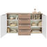 SIDEBOARD 169/93/42 cm - Alufarben/Weiß, Design, Holzwerkstoff/Metall (169/93/42cm) - Carryhome SIDEBOARD 169/93/42 cm - Alufarben/Weiß, Design, Holzwerkstoff/Metall (169/93/42cm) - Carryhome