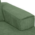 CloseUp von Carryhome ECKSOFA Olivgrün Cord.