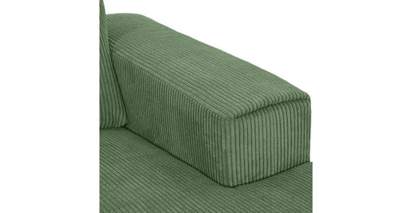 CloseUp von Carryhome ECKSOFA Olivgrün Cord.