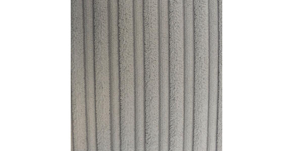 ECKSOFA in Cord Hellgrau  173/276 cm  - Hellgrau/Schwarz, KONVENTIONELL, Textil/Metall (173/276cm) - Carryhome