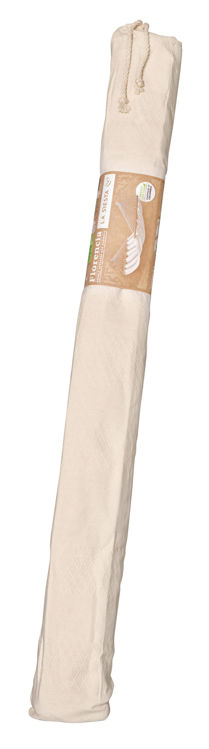 HÄNGEMATTE double bar cotton  - Weiß, KONVENTIONELL, Holz/Textil (160/350cm) - La Siesta