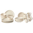 KOMBISERVICE Beige 24-teilig AQUA SABBIA  - Beige, Trend, Keramik - Novel