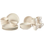 KOMBISERVICE AQUA SABBIA 24-teilig  - Beige, Trend, Keramik - Novel