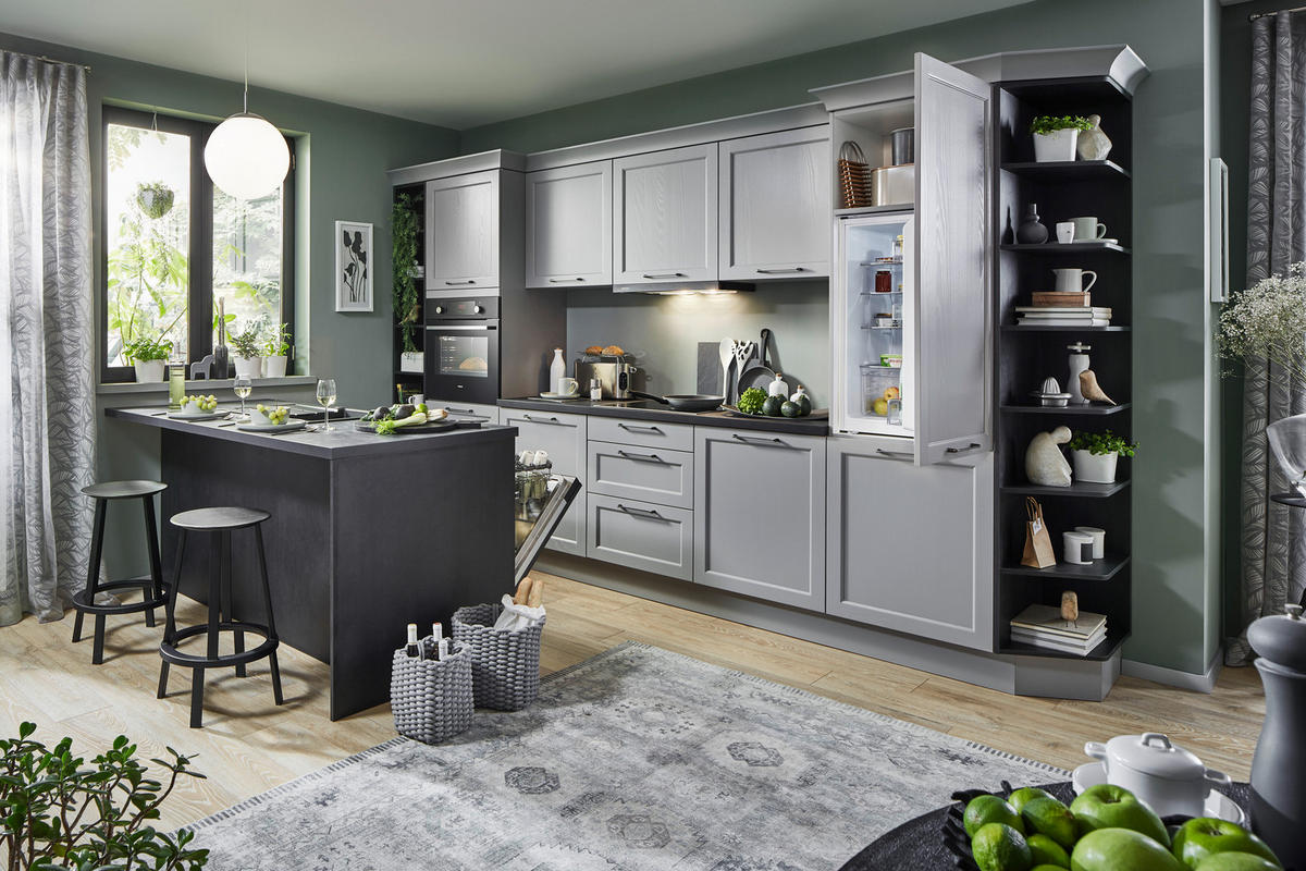 EINBAUKÜCHE BRISTOL SELECTION  - LIFESTYLE, Holzwerkstoff - Moderano