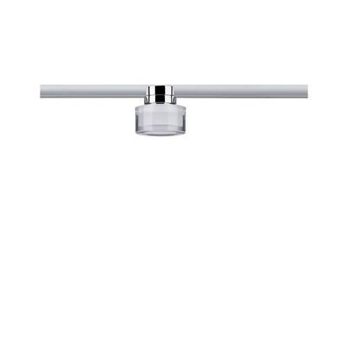 SCHIENENSYSTEM-STRAHLER URail 8/7,3 cm   - Klar/Chromfarben, Basics, Kunststoff/Metall (8/7,3cm) - Paulmann