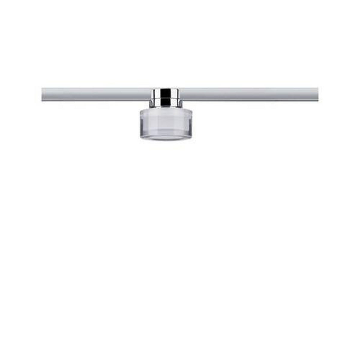 SCHIENENSYSTEM-STRAHLER URail 8/7,3 cm   - Klar/Chromfarben, Basics, Kunststoff/Metall (8/7,3cm) - Paulmann