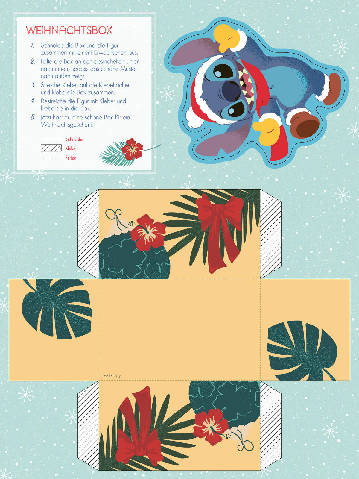 MITMACHBUCH Disney: Mein weihnachtlicher Mitmachspaß  - Multicolor, Basics, Papier (21/28/0,9cm) - Carlsen