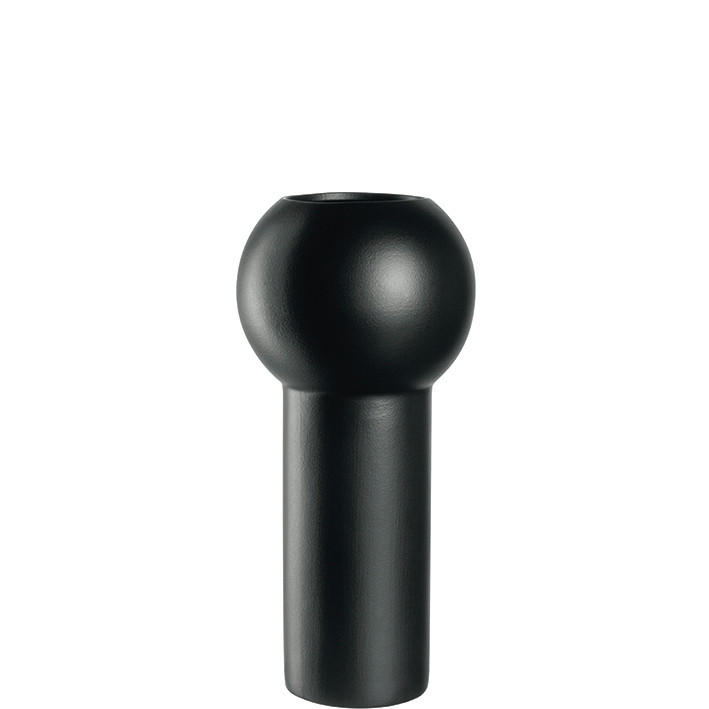 VASE 31 cm  - Schwarz, LIFESTYLE, Keramik (14,5/31/14,5cm) - Leonardo