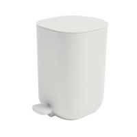TRETEIMER 3l l  Kunststoff  - Schwarz/Weiß, Basics, Kunststoff (16,4/23,2/16,4cm) - Spirella