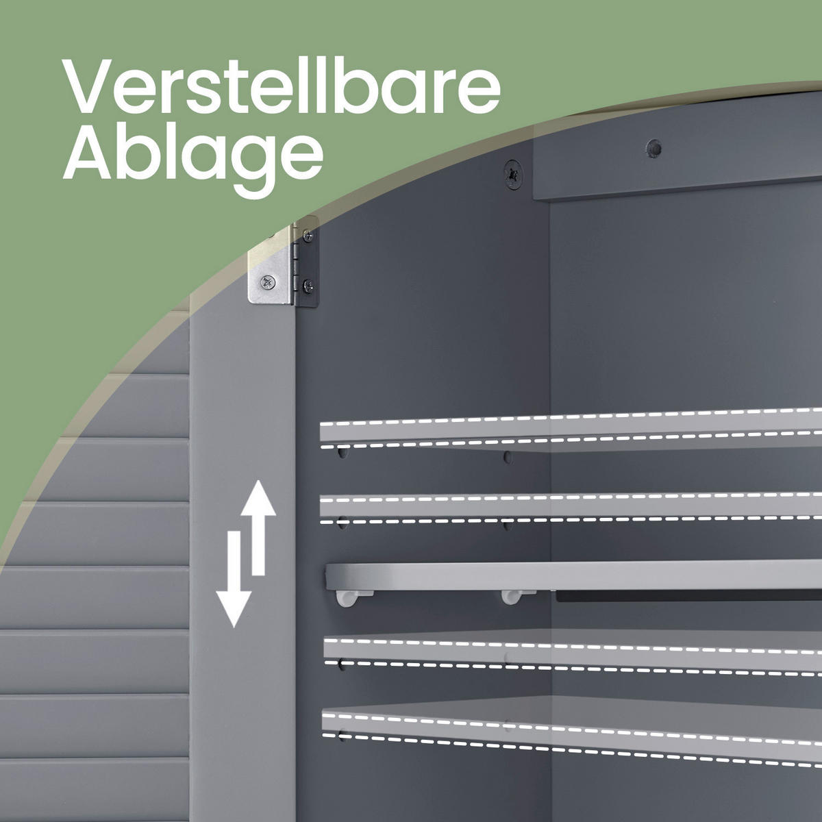 HÄNGESCHRANK 60/70/20 cm  - Grau, MODERN, Holzwerkstoff (60/70/20cm) - MID.YOU