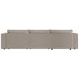 WOHNLANDSCHAFT Beige Cord  - Beige/Schwarz, MODERN, Kunststoff/Textil (153/350/153cm) - Xora