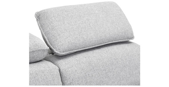 ECKSOFA in Flachgewebe Grau  - Schwarz/Grau, MODERN, Kunststoff/Textil (182/237cm) - Carryhome